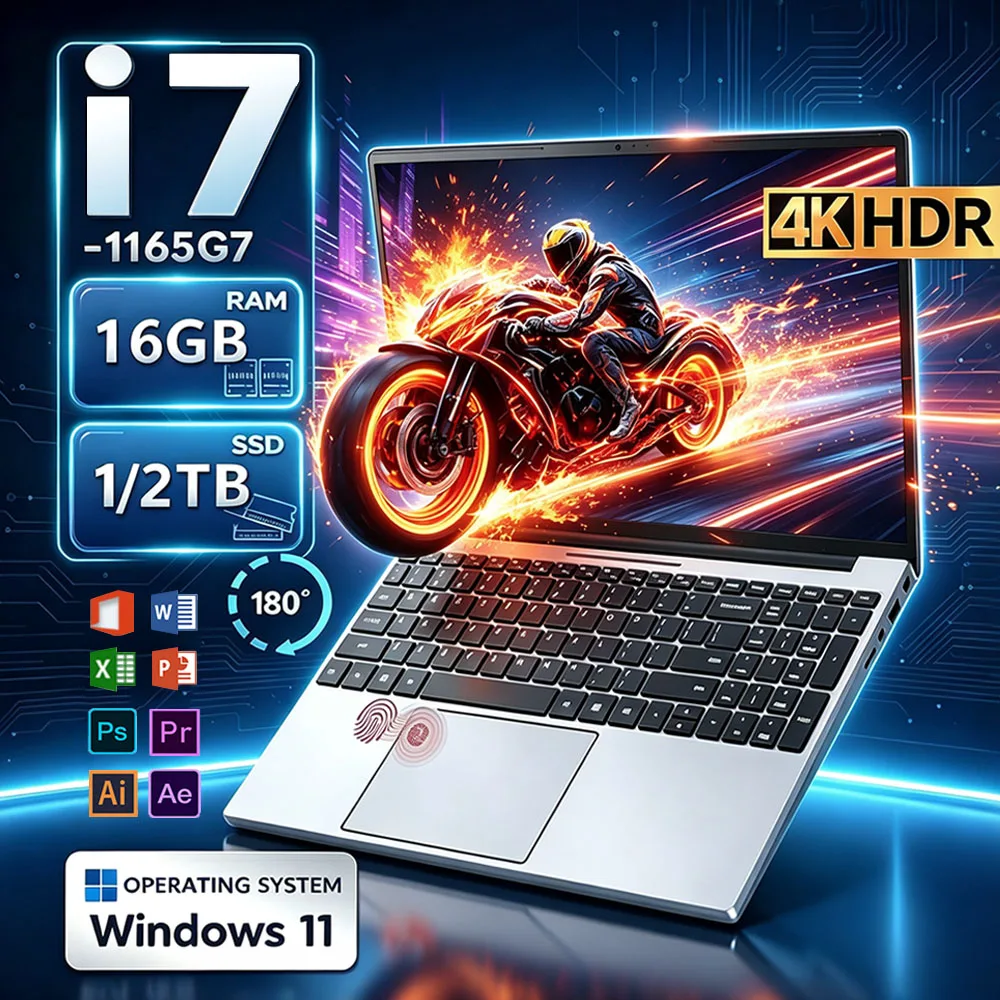Intel Core I7-1165G7 Laptop Windows 11 15.6