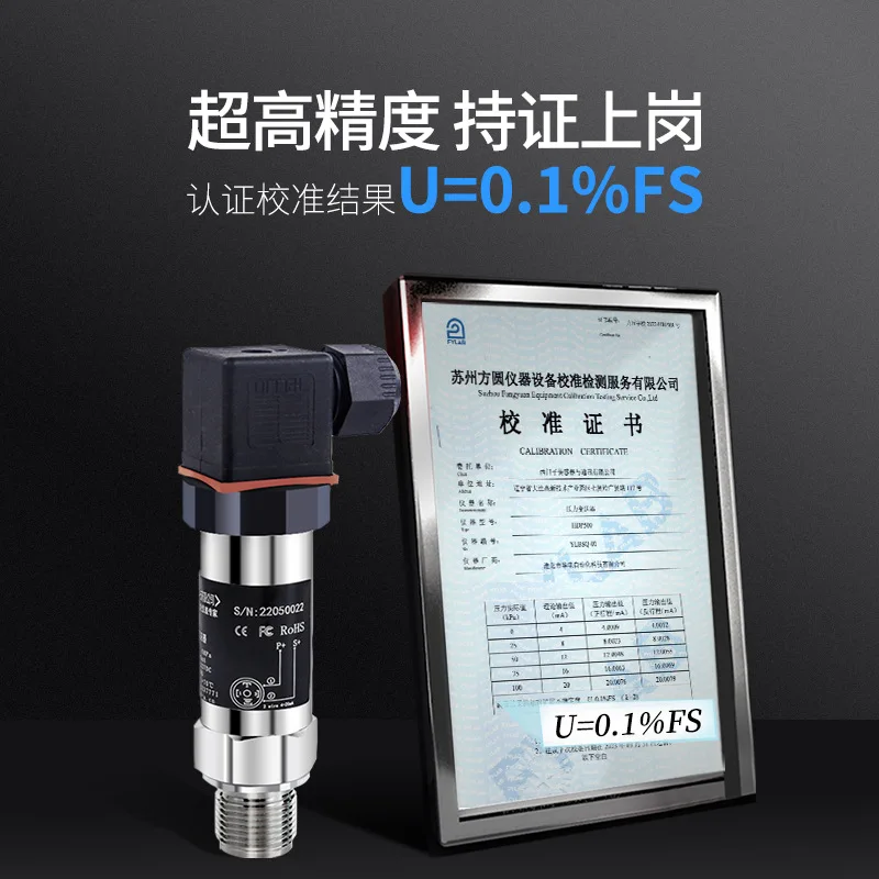 Digital Display Air Hydraulic Air Duct Water High Temperature Vacuum High Pressure Transmitter Pressure Sensor