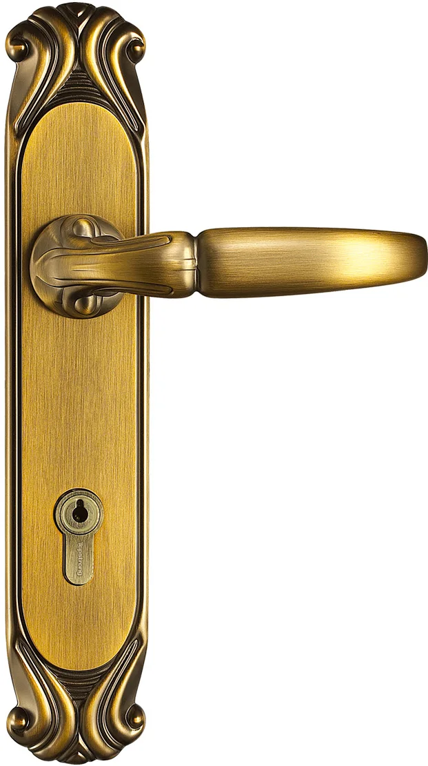 Pure copper brass Mechanical Manual Stainless Steel Lock With Key and lock body and cylinder