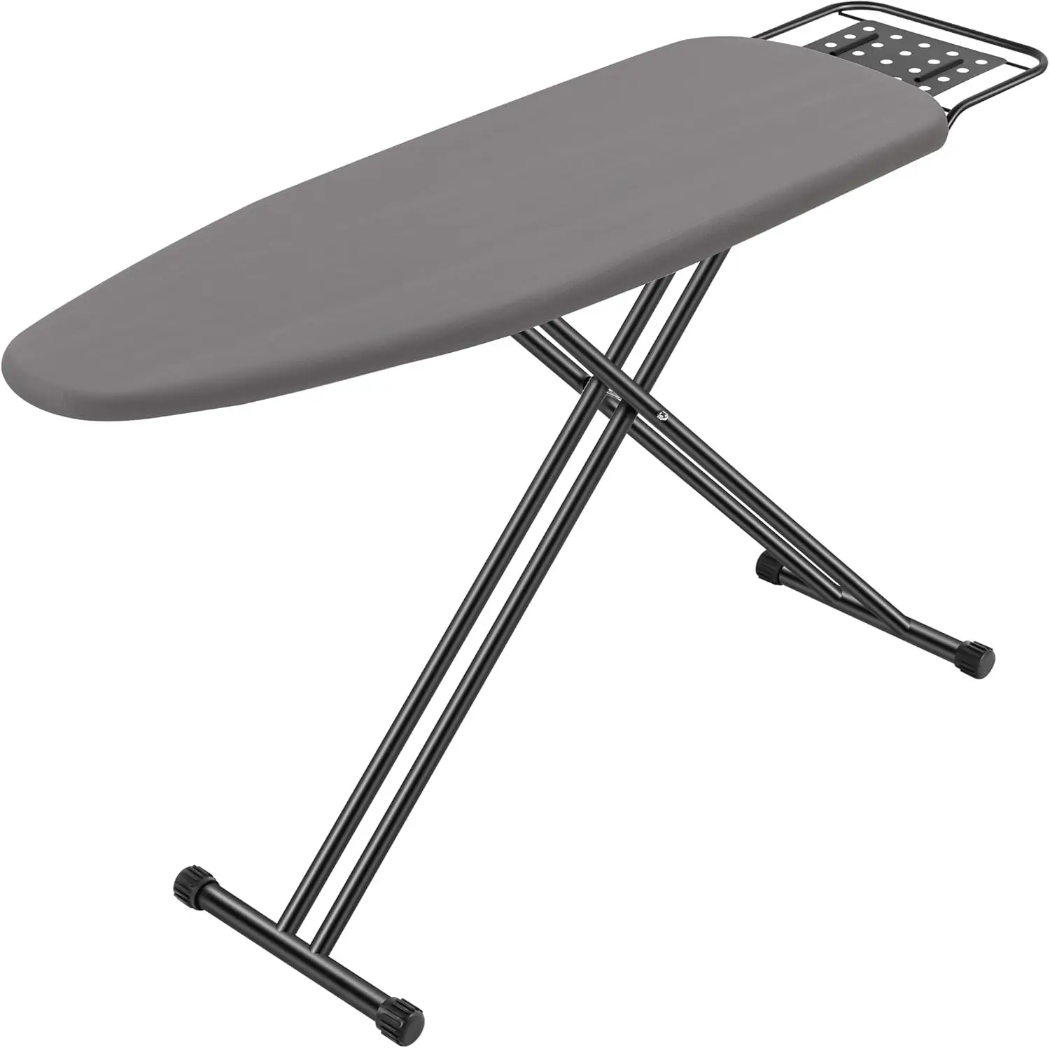 

Large Ironing Board 47x15 Inches with Heat-Resistant Cover, Adjustable Height, Anti-Skid Feet for Stable Use