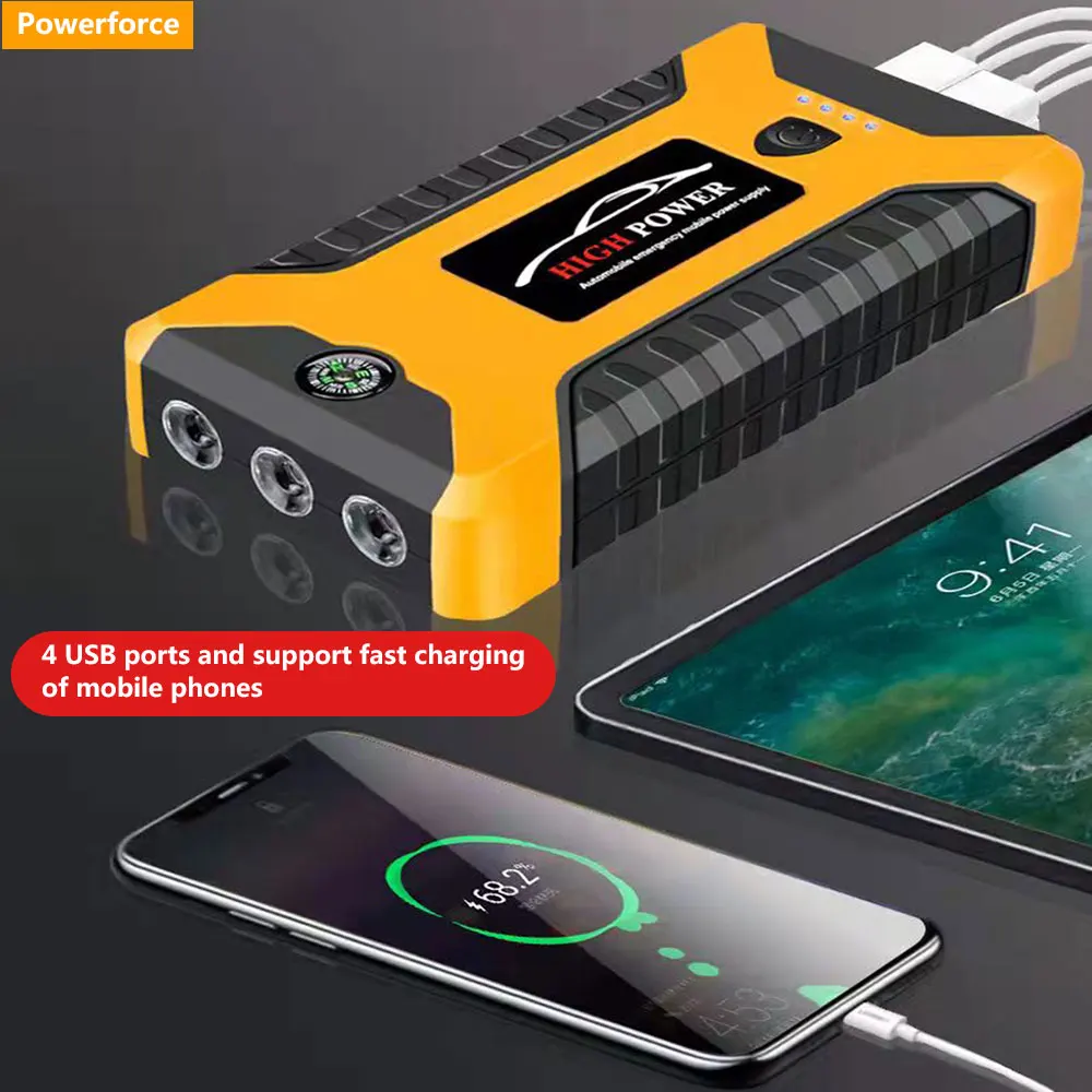 COSSIFTW New 12VCar Emergency Starting Power Supply Large Capacity Mobile Power Bank Power on Standby Battery for Train Ignition