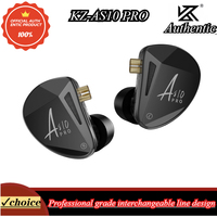 KZ AS10 Pro Earphone Ten Unit Pure Dynamic Iron High Fidelity HiFi Lossless Sound Quality Wired Earphone In Ear