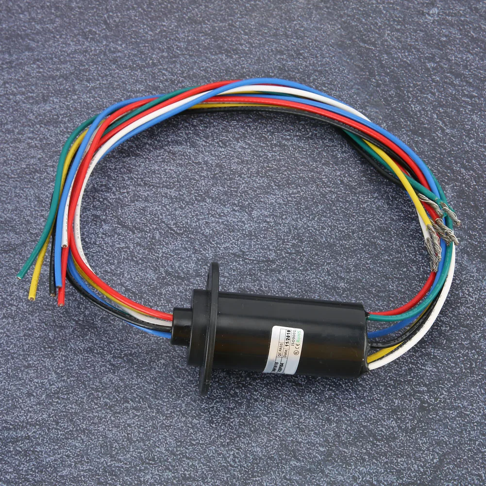 MW1615 Conductive Slip Ring Electrical Collecting Ring 0 ~ 600VAC/DC 0.1N/m+0.03Nm/6ch Slip Collecting Ring