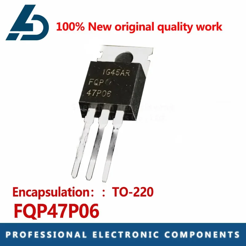 FQP47P06 Paket TO-220P Kanal-47A-60V FET