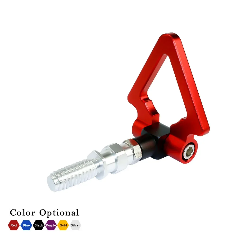 TOW HOOK FOR BMW EUROPEAN CAR TRAILER RACING SCREW ALUMINUM CNC TRIANGLE RING TOW HOOK RACE(Towing Bars)  YC100972