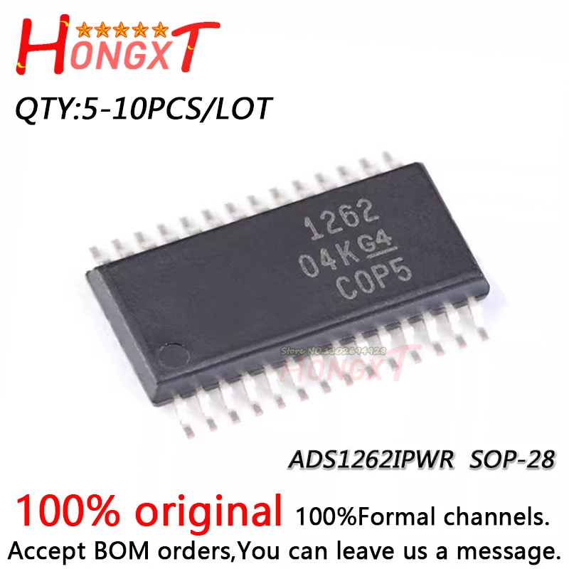 

5PCS-10PCS 100% NEW ADS1262IPWR ADS1262 1262 SOP-28.Chipset