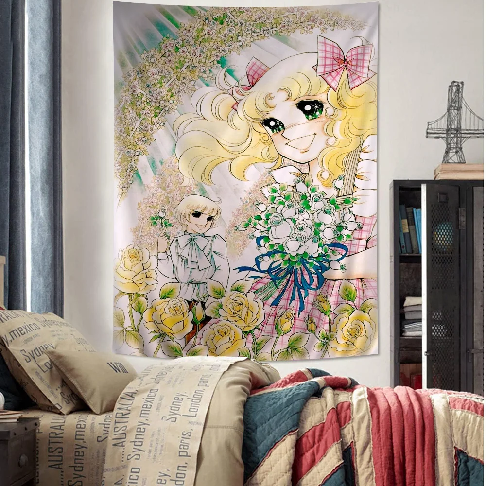 Candy Candy Tapestry Art Printing Art Science Fiction Room Home Decor Wall Art Decor