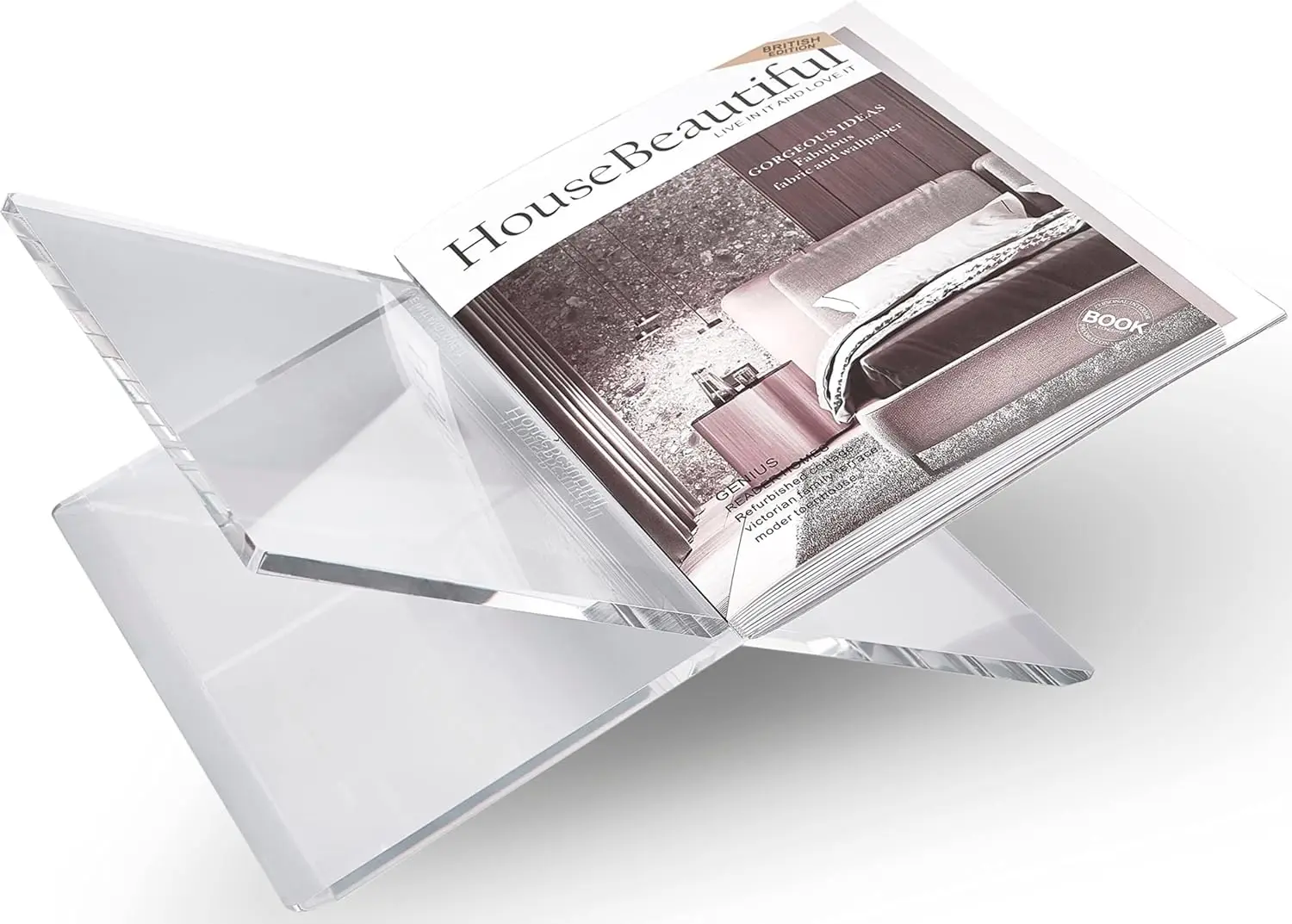 Acrylic Book Stand Holder for Display Reading - 12.5