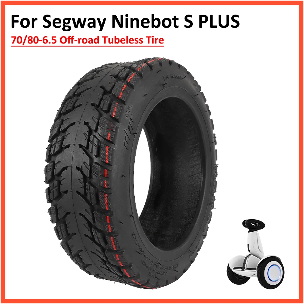 70/80-6.5 Off-road Tubeless Tire for Segway Ninebot S PLUS Electric Scooter Vacuum Tyre for Xiaomi Mini Plus 11 Inch Wheel Tire