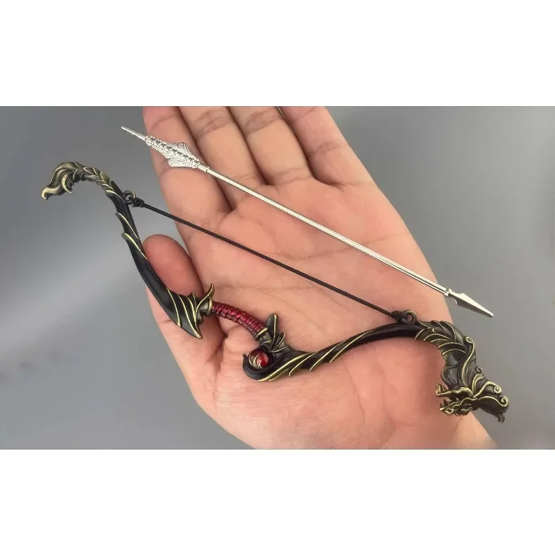 1/6 مقياس القديمة نموذج الرماية الصغيرة سبيكة القوس السهم نموذج هدية ل 12 ''الجنود الذكور عمل أرقام الجسم ديكور