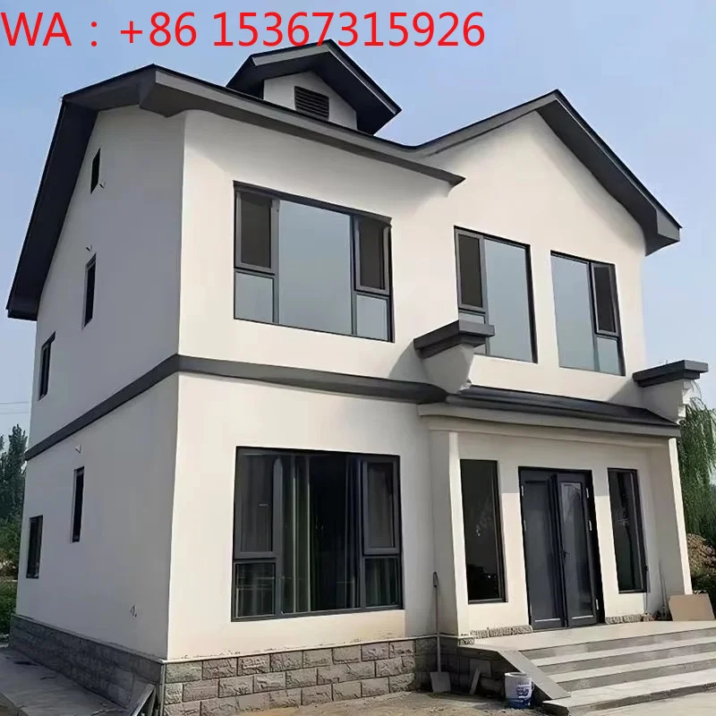 Durable Light Steel Structure Prefabricated Luxury Residential Villa