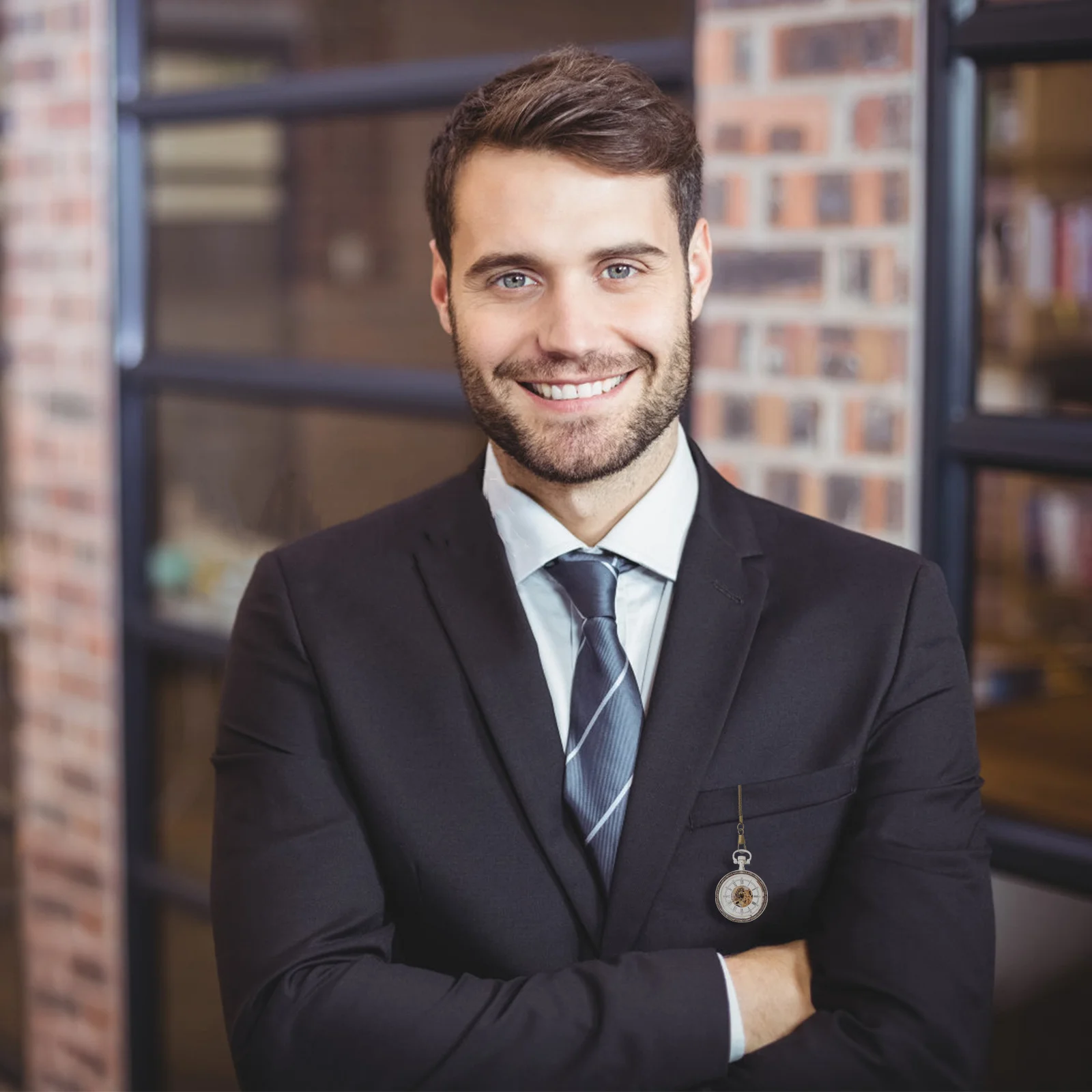 

1Pcs 37cm Vintage Pocket Watch Chain Metal Alloy Hanging Clip Chain for Wallet Keys Purse Accessory Pocket Watch Chains