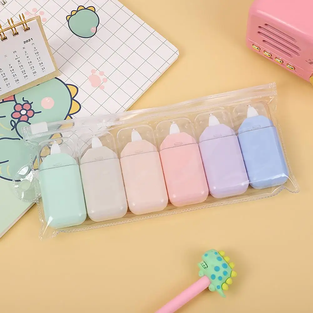 

Лента корректирующая прозрачная 2 в 1, 6 шт./набор