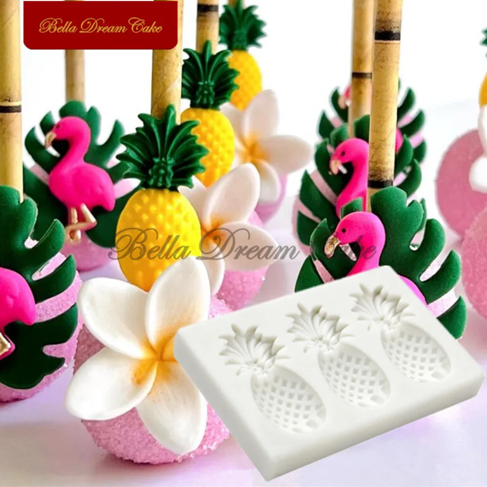 

​3D Mini Pineapple Silicone Mold Chocolate Fondant Mould DIY Cupcake Dessert Clay Model Cake Decorating Tools Baking Accessories