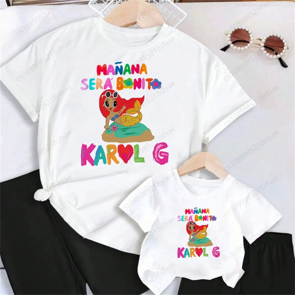 

Karol G Bichota Manana Sera Bonito Music Singer Style Funny Cute Girl Tops Fashion Streetwear Harajuku Boy Tshirt Street T Shirt