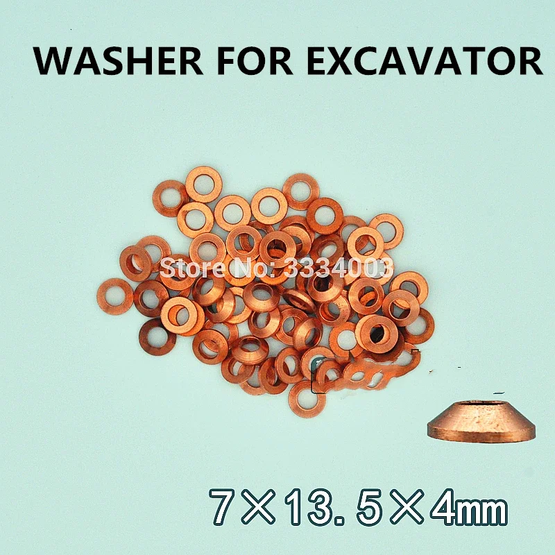 

Diesel Common Rail Injector Nozzle Tapered Adjusting Copper Pad For Komatsssu Excavator