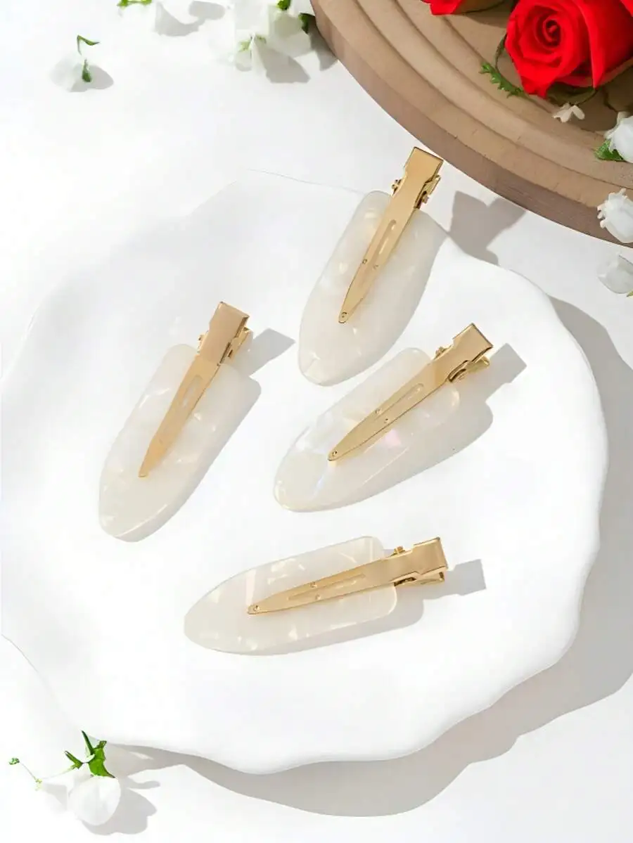 Acrylic Claw Hair Clips for Women 4pcs Set