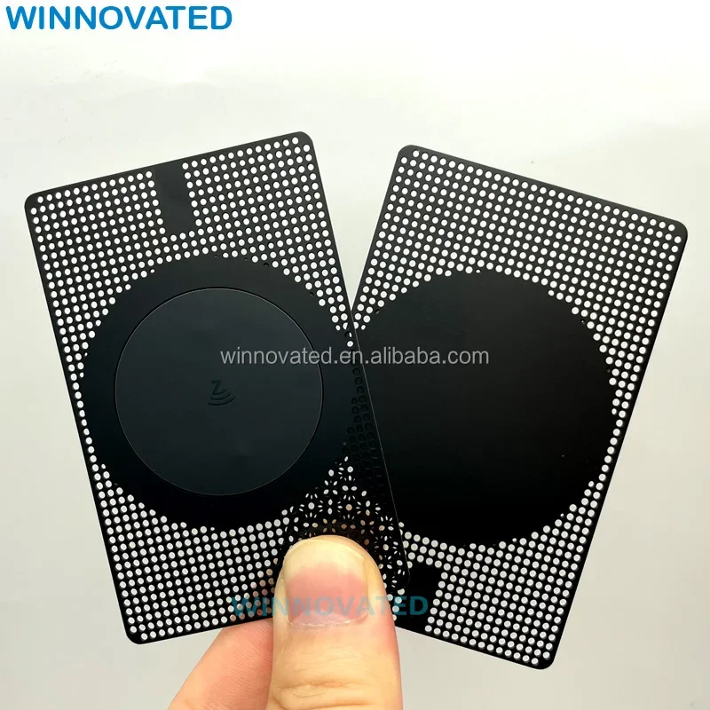Contactless ID IC Smart RFID Chip NFC Metal Business Card