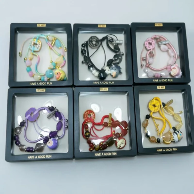 

POP MART Have A Good Run Series Bracelet Mystery Box Genuine Blind Box Guess Toys Bag Ornament Figurines Home Decor Desktop Doll