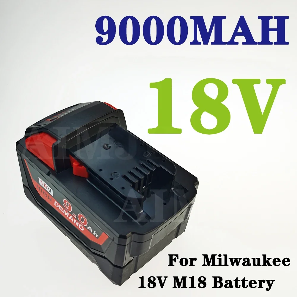 

18V 9.0Ah For Milwaukee M18 Battery Li-Ion Replacement Battery For Milwaukee 18V M18 48-11-2830 0730-20 Tool battery