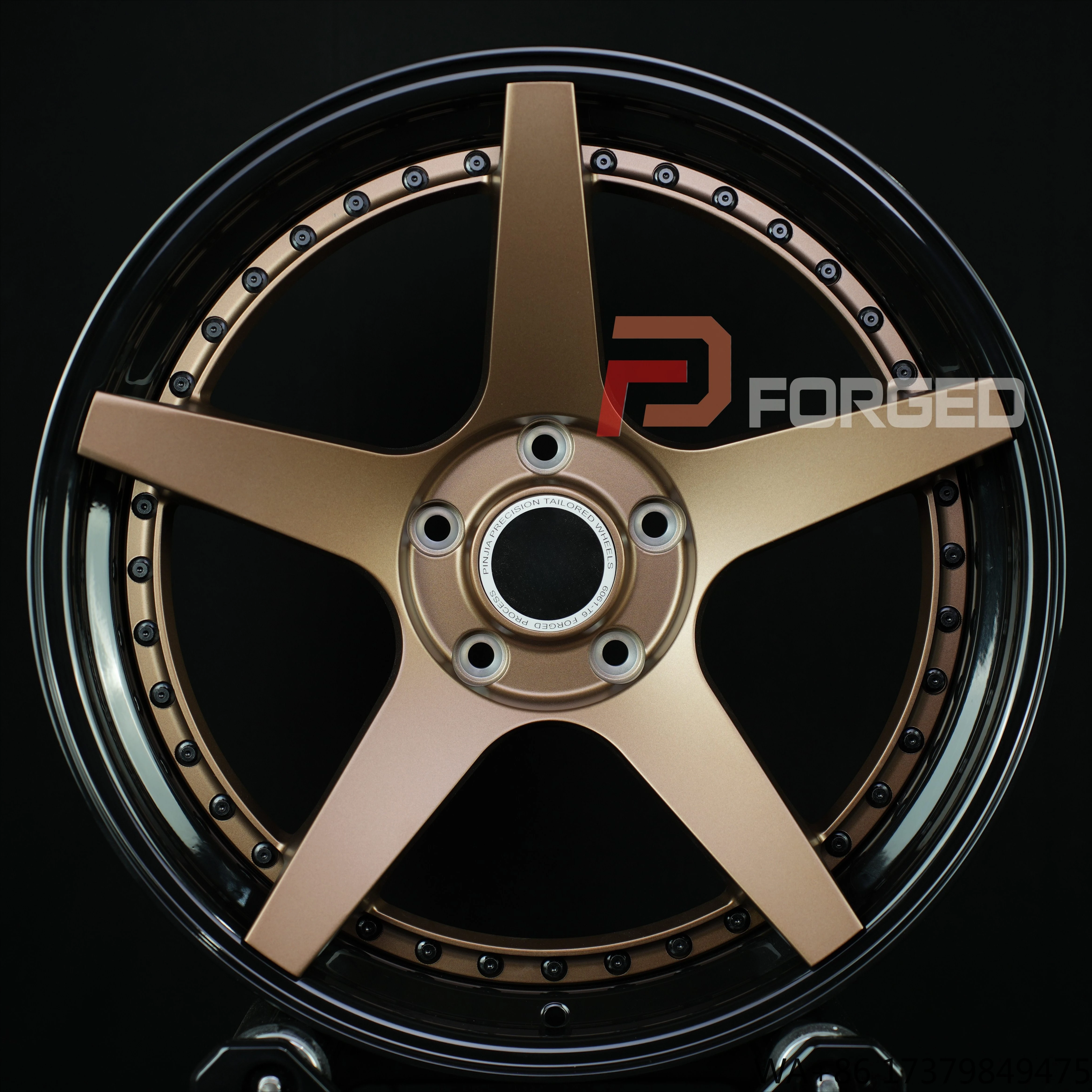 

Custom 2-piece Forged Alloy Wheels for Porsche 911 Carrera 4S GT3 Bugatti Veyron Chiron BMW M3 Dodge Hellcat Audi RS E-tron GT