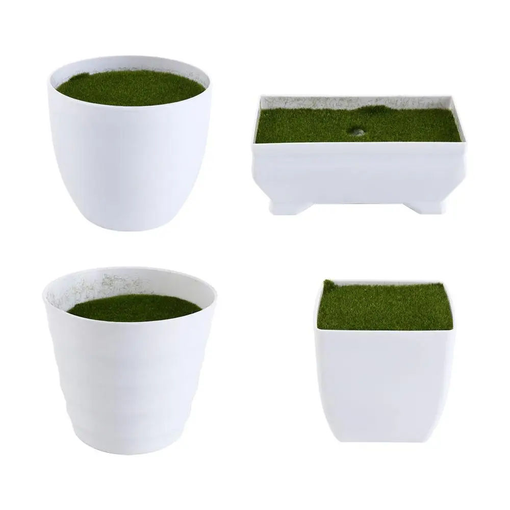 

Plastic Creative Wedding Party Balcony Garden Decoration Bonsai Ornament Vase Flower Arrangement Device Flower Pot