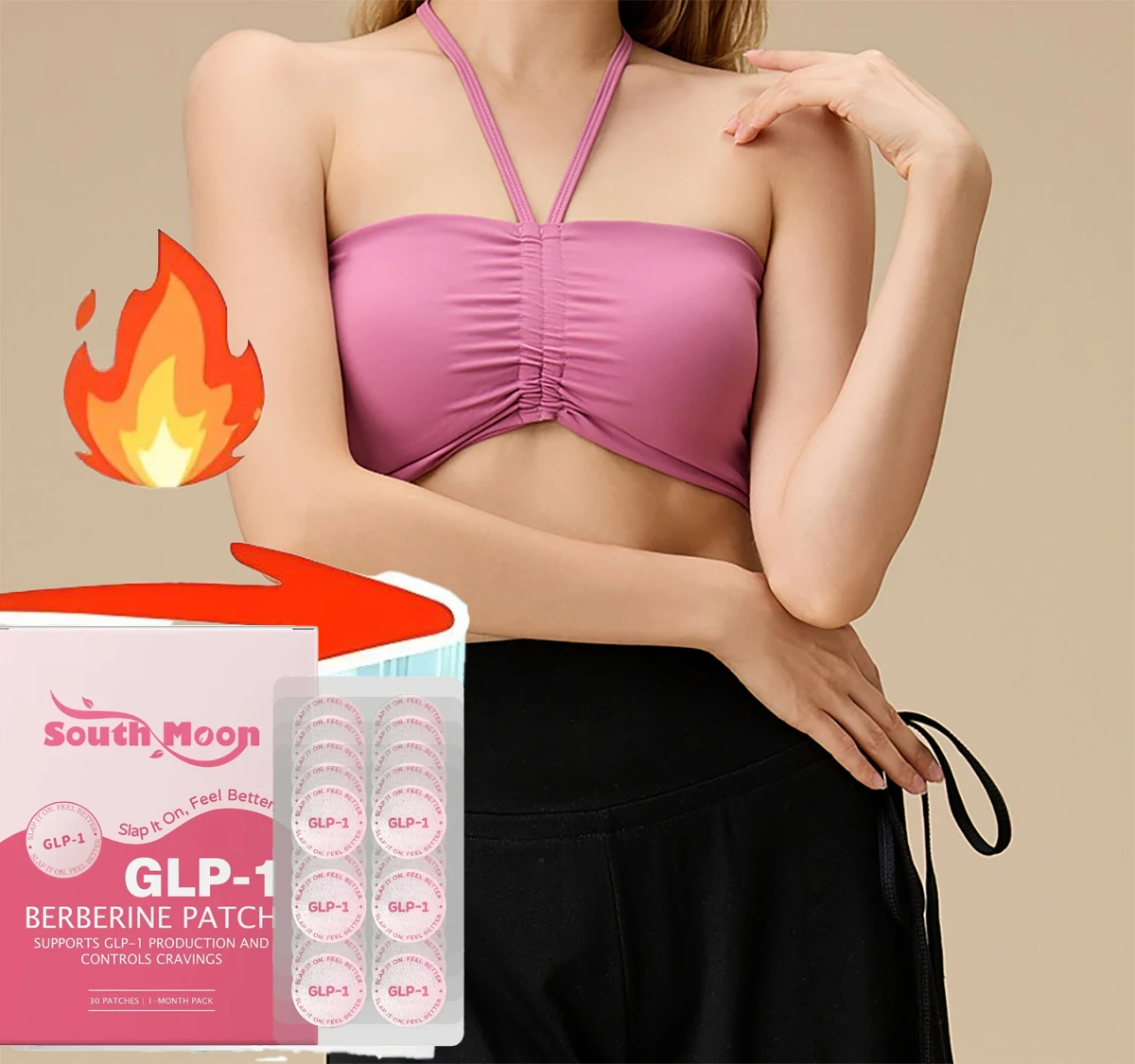 

Advanced Slimming Patch for Stomach, Designed to Support Figure Management, Discreet & Skin-Friendly Adhesive