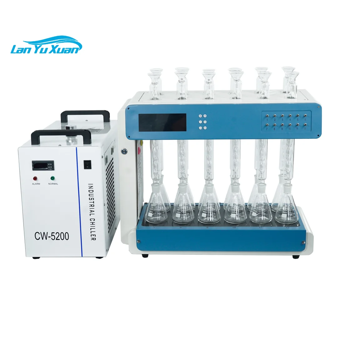 Máquina automática de destilación de laboratorio, aparato de sistema destilador con refrigeración 2023, los mejores productos nuevos