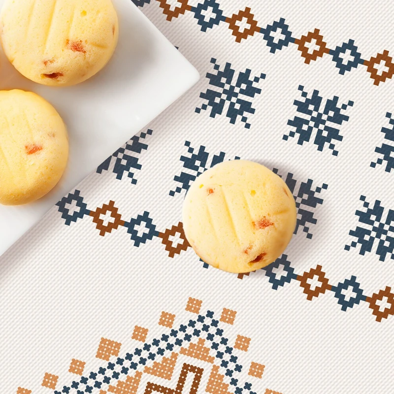 Ethnic Style Tablecloth Waterproof Oil Resistant No Wash No Scald High-end Rectangular Bohemian Dining Table Tablecloth manteles