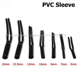 Dia 5/7/9/10/12/15.5/16mm Speaker Audio Cable Wire HiFi Cable Pants Soft Rubber PVC Y Splitter Tube Sleeve Split Rubber Signal