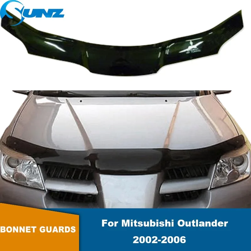 

Bonnet Guard For Mitsubishi Outlander 2002 2003 2004 2005 2006 Bonnet Scoops Hood Protector Shield Bug Shield Hood Bug Deflector