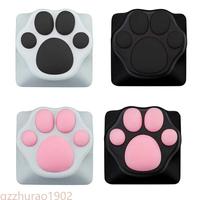 97QB Kitty Paw ESC Keycap ABS Silicone  Artisan for Cat Claws Keyboard for Key Caps for Cherry MX Switches Personalized