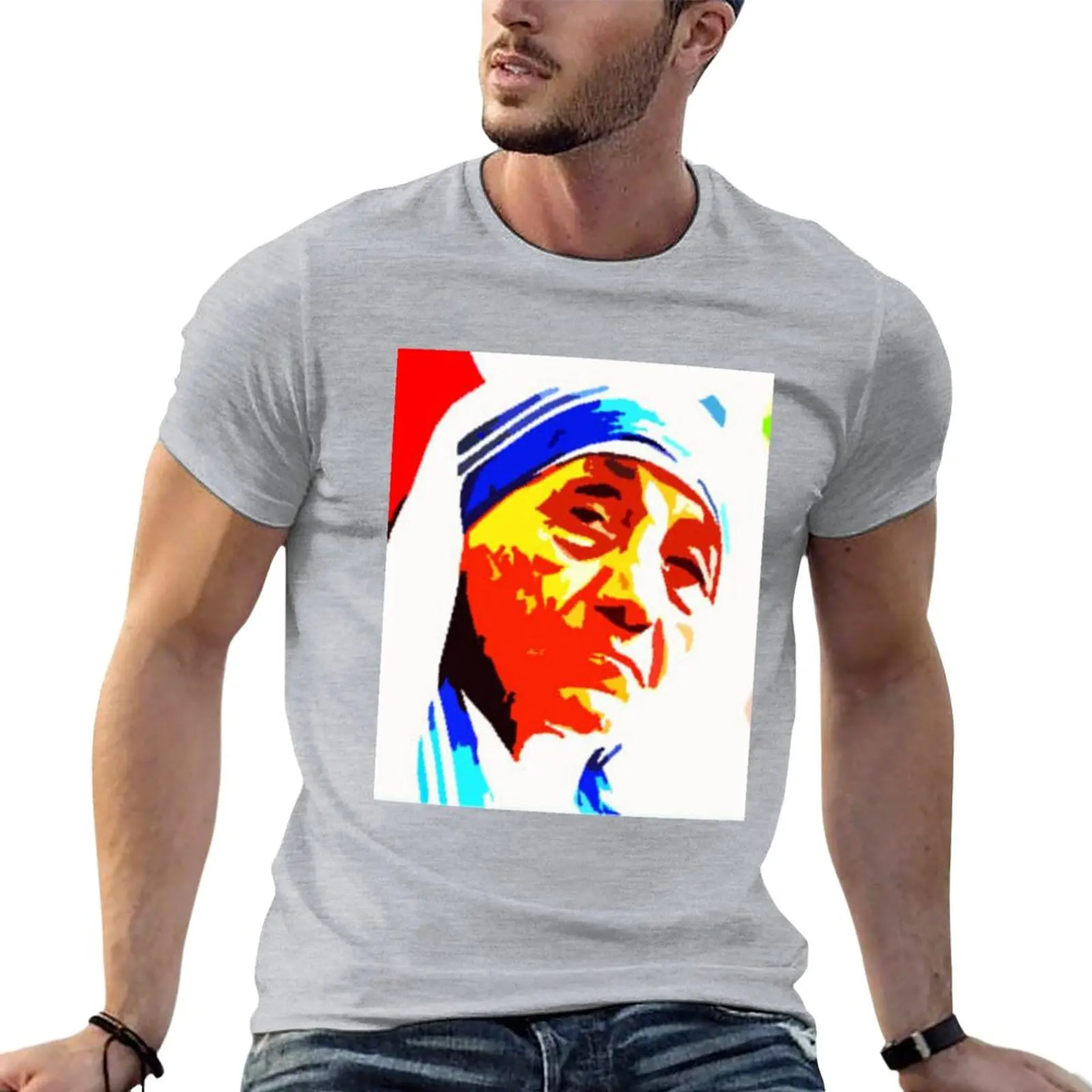 Mother Theresa T-Shirt vintage clothes heavyweights funny t shirts for men