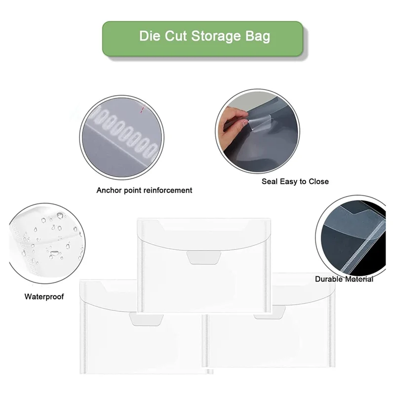 

AB15-20 Pieces Clear Stamp Storage Panels, Clear Stamp Storage Set For Die Cutting And Decorating