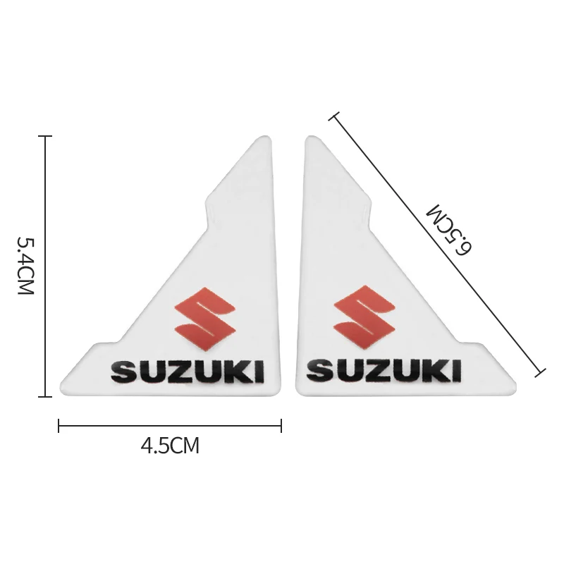자동차 스타일링 문짝 코너 보호대 실리콘 범퍼 스티커, 스즈키 스위프트 SX4 알토 그랜드 비타라 짐니 발레노용 액세서리, 2 개