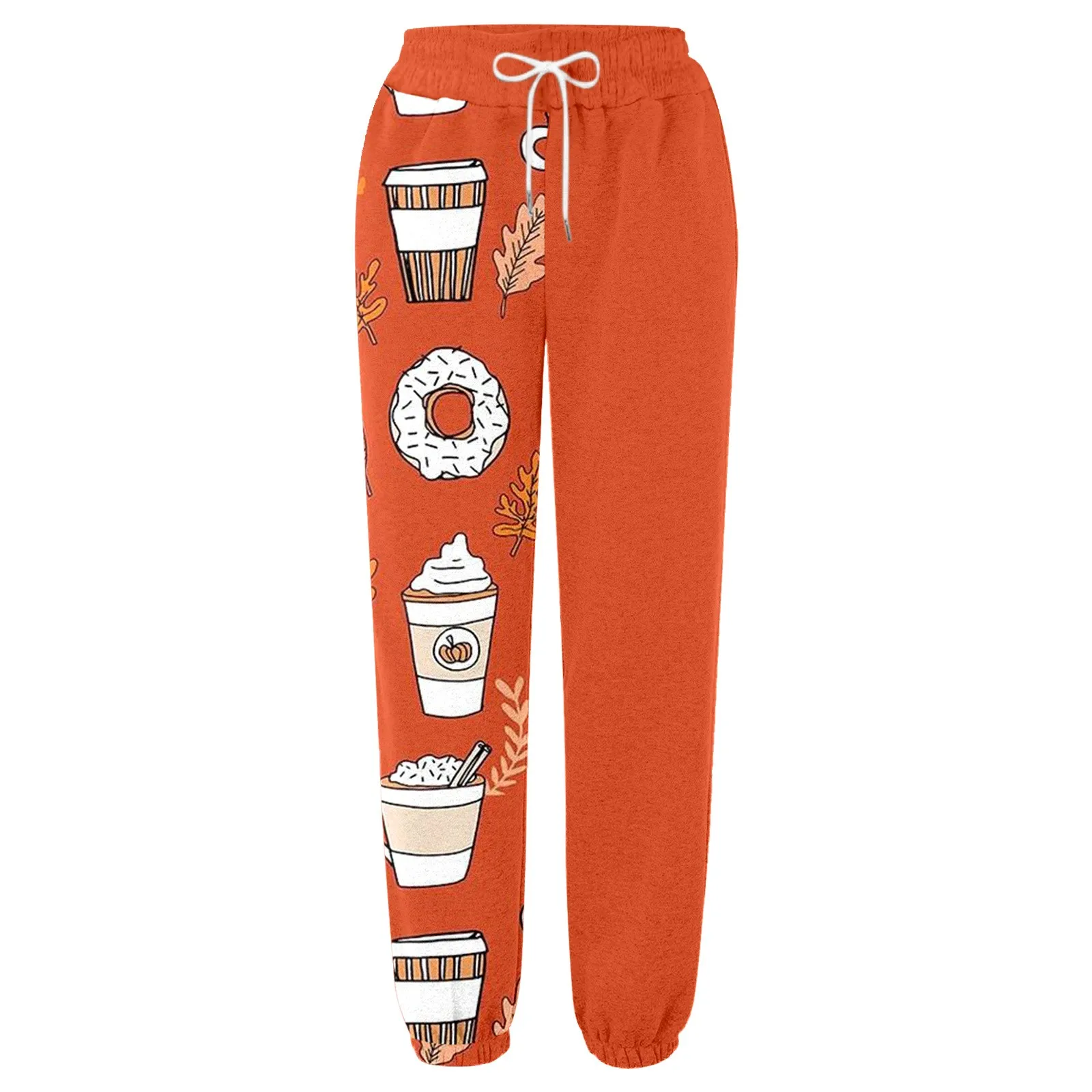 Women Jogger Pants Loose Long Pants Fashion Halloween Cat Printed Trousers Summer Autumn Baggy Fit Sweatpants Спортивные штаны