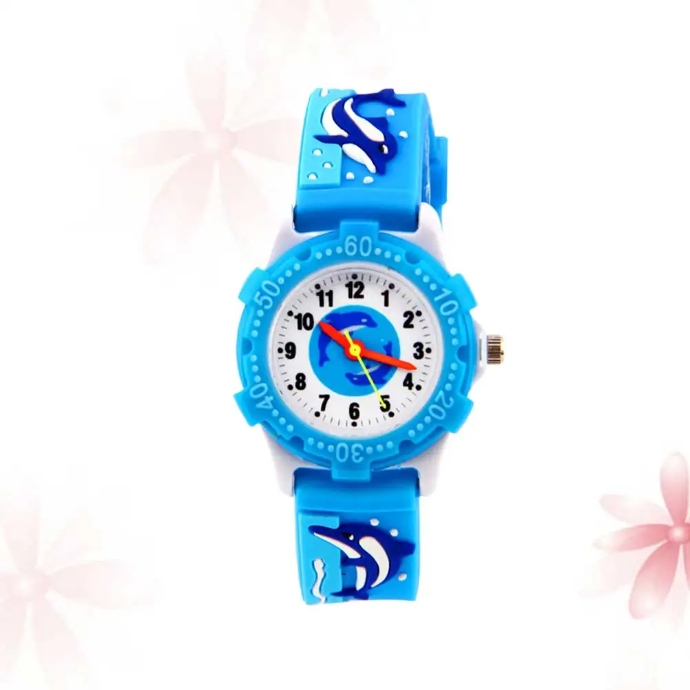 1PCS Kids Watch Children Boys Girls 3D Electric Wrist Decoration Soft Birthday Gift Cartoon for Children