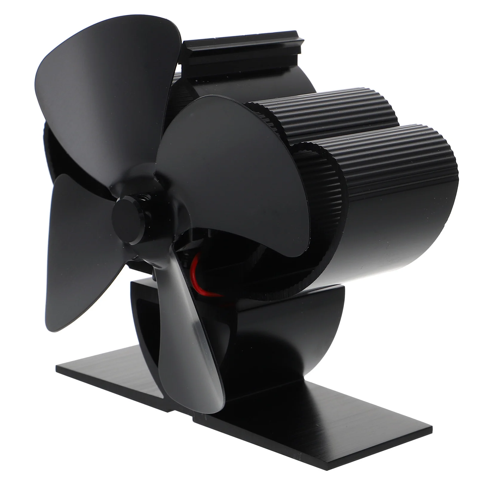 

Stove Fan Fireplace Heat Powered Log Burner Silent Eco-Friendly Warm Air Circulation No Needed