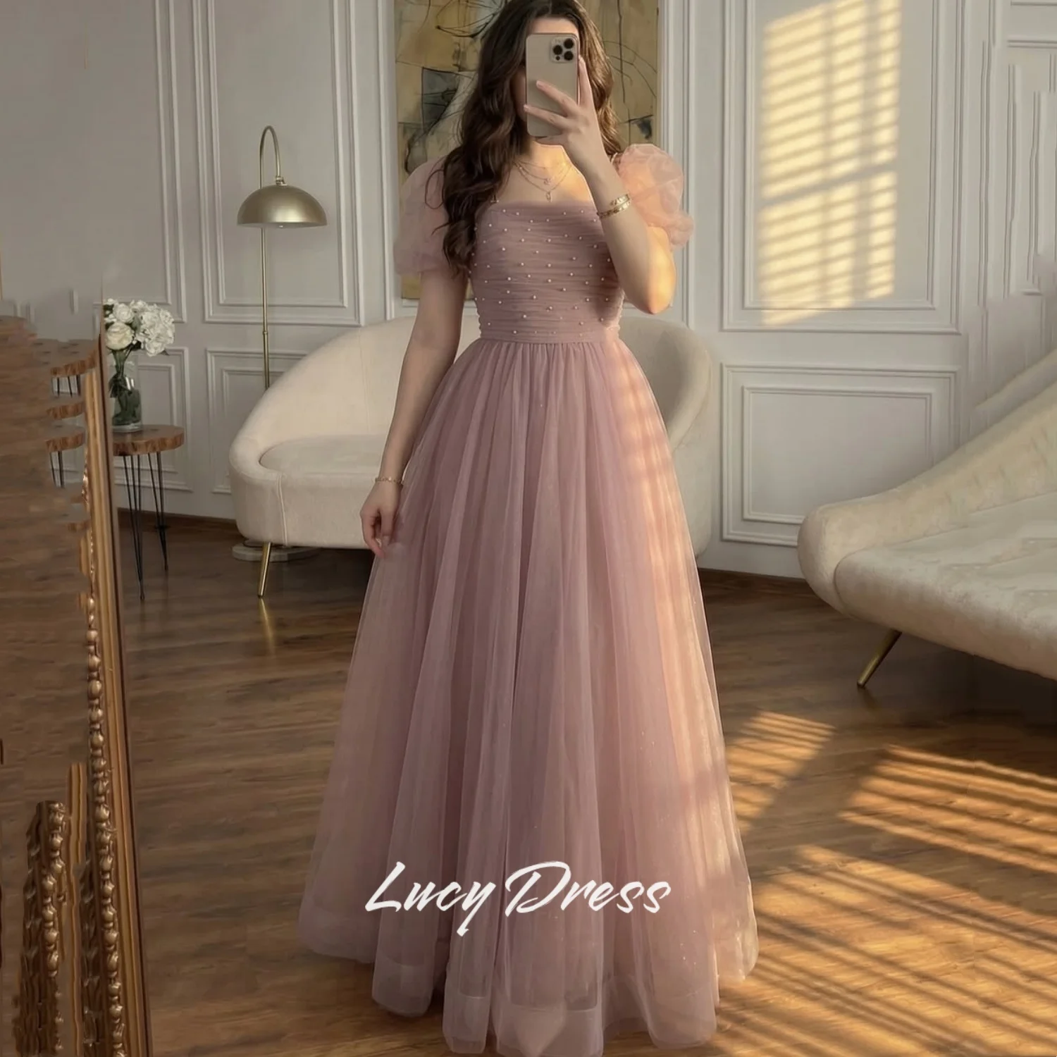 

Индивидуальные свадебные платья Lucy для женщин, для фотосессий на день рождения, платья для особых случаев, выпускные платья, элегантные праздничные платья