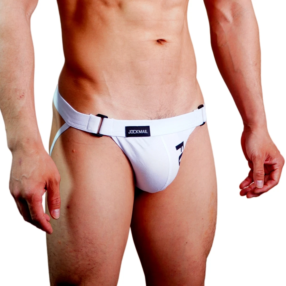 Marca JOCKMAIL, Ropa Interior Masculina, Jockstrap, Tanga de Algodón, Estilo Juguetón y Sensual, Tangas Sexys para Hombre, Ropa Interior Transpirable