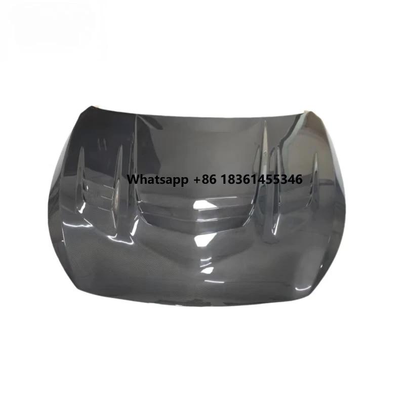 

For Q50 Perfect Fitment V Style Real Carbon Fiber Engine Hood Bonnet Cover