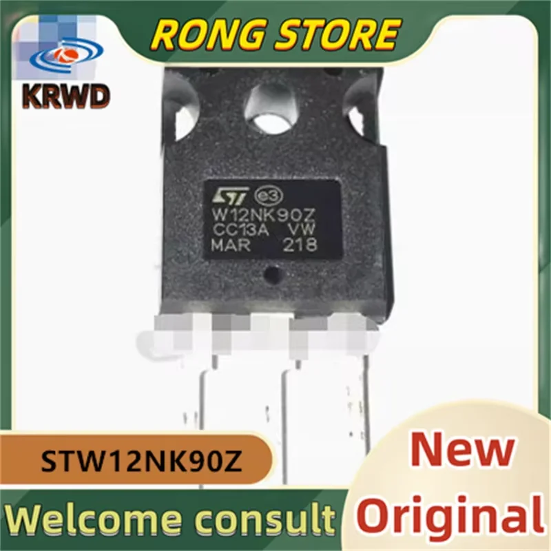

(5PCS) W12NK90Z New and Original Chip IC STW12NK90Z STW12NK90 TO-247