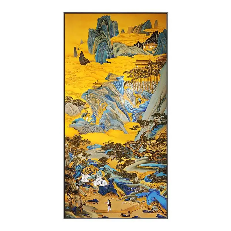 

Cloisonné enamel craft painting entrance decorative painting living room hanging painting