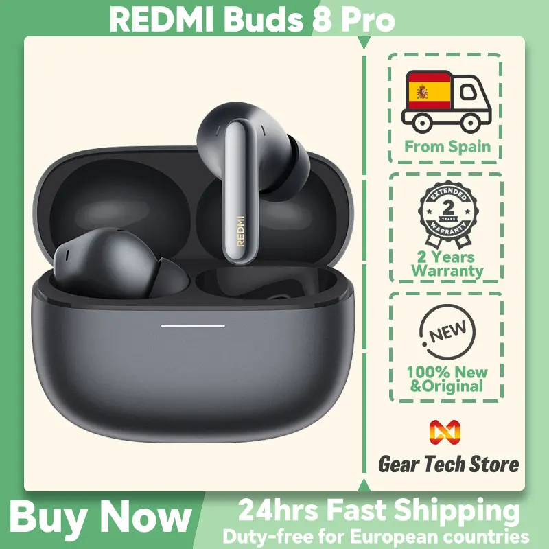 Audífonos Originales Xiaomi Redmi Buds 8 Pro Versión Global TWS Bluetooth 5.4 A…