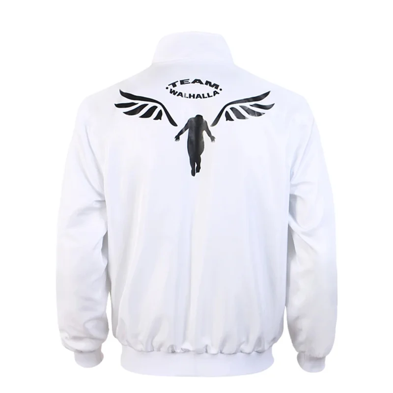 Kostiumy Cosplay Kazutora Hanemiya Anime Biały Płaszcz Valhalla Uniform Kurtki Baseballowe Mikey Draken Karnawałowy Prezent