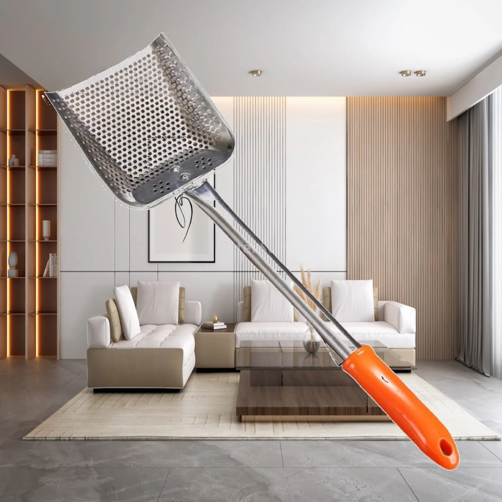 Stainless Steel Oil Strainer for Cooking And Skimming Fried Chicken And Pasta