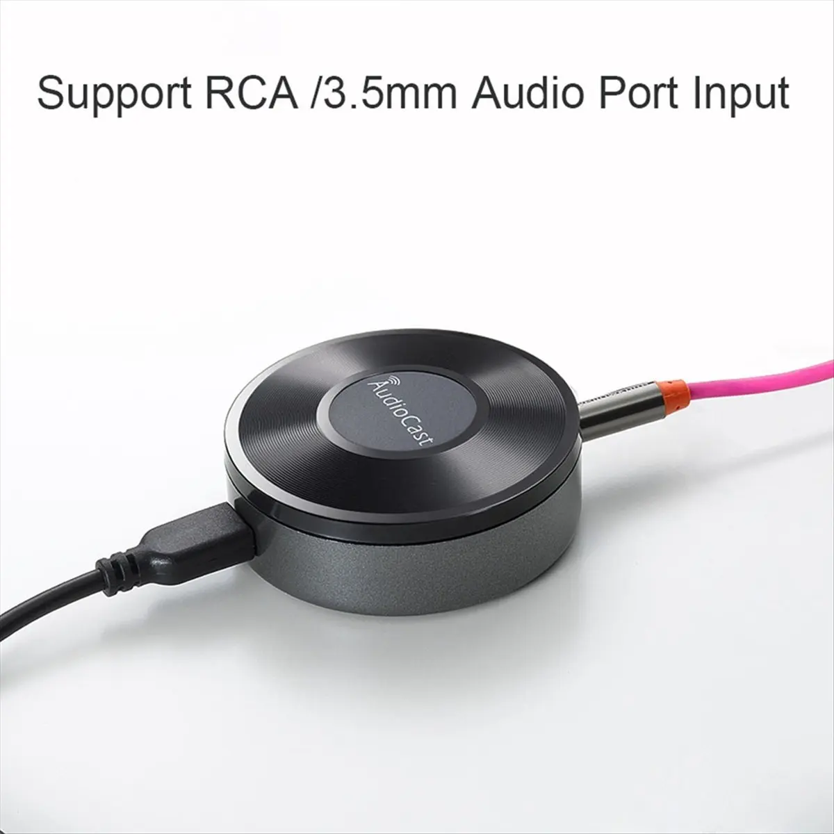 (A75T) Receptor de Audio Inalámbrico WiFi, Reproductor de Música, Audiocast Ieast Play M5 DLNA para Airplay, Adaptador de Audio, Transmisión Multi-Habitación
