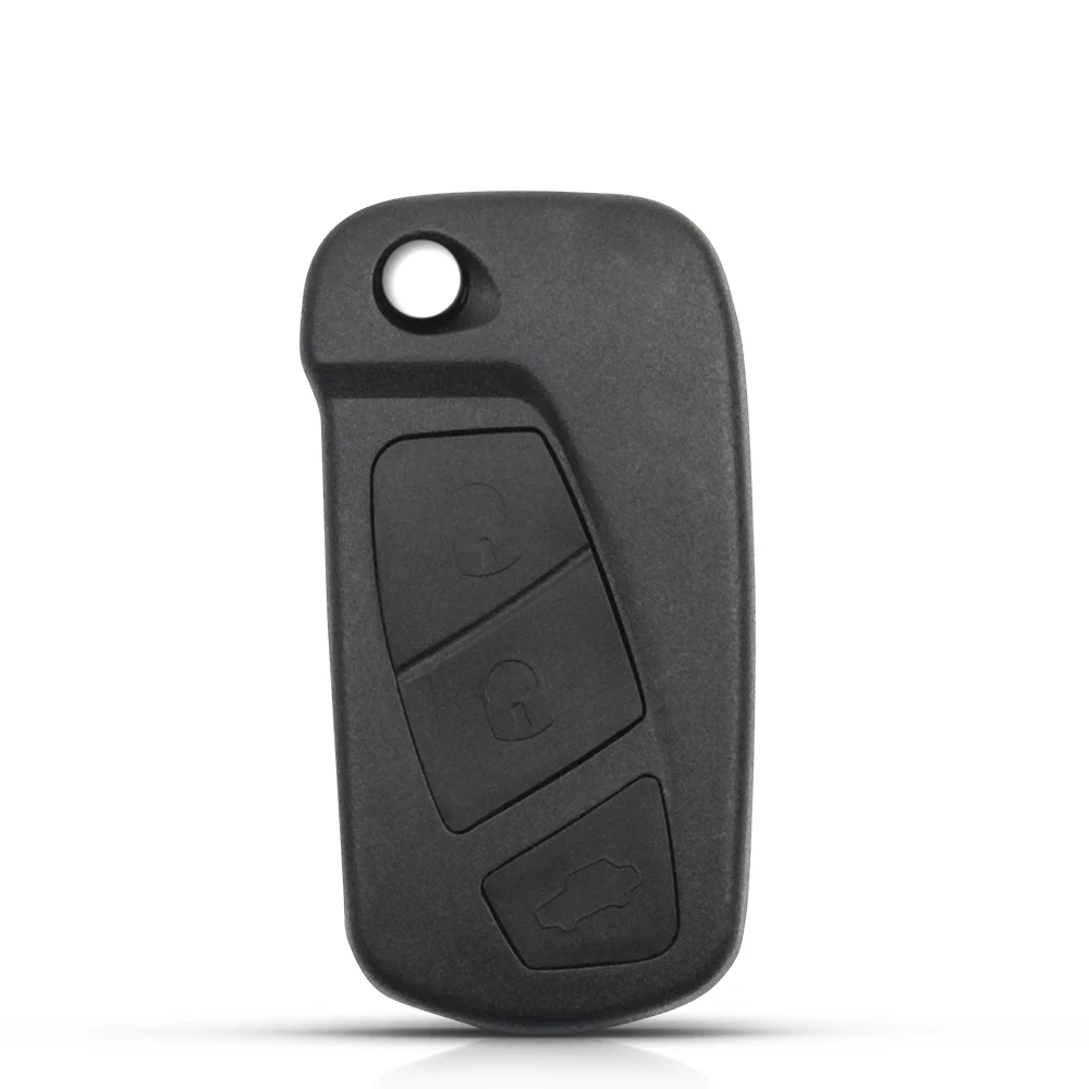 KEYYOU 3 Buttons Flip Remote Control Key Shell Cover Case Fob For Ford KA MK2 Replacement Car Key Uncut Blade