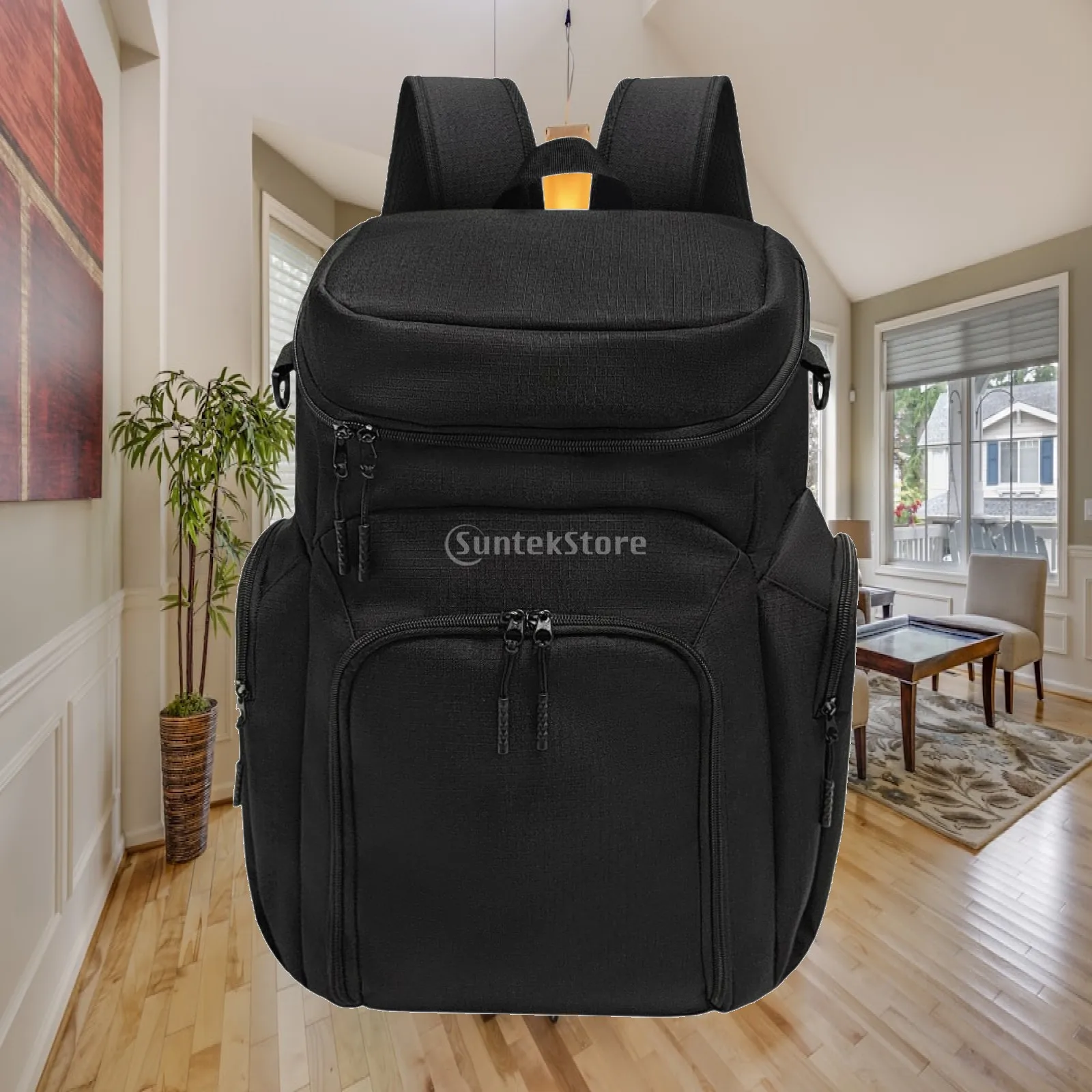 

Basketball Backpack Waterproof Large Capacity Sports Bag Adjustable Oxford Cloth Gym Backpack for School Travel Fitness