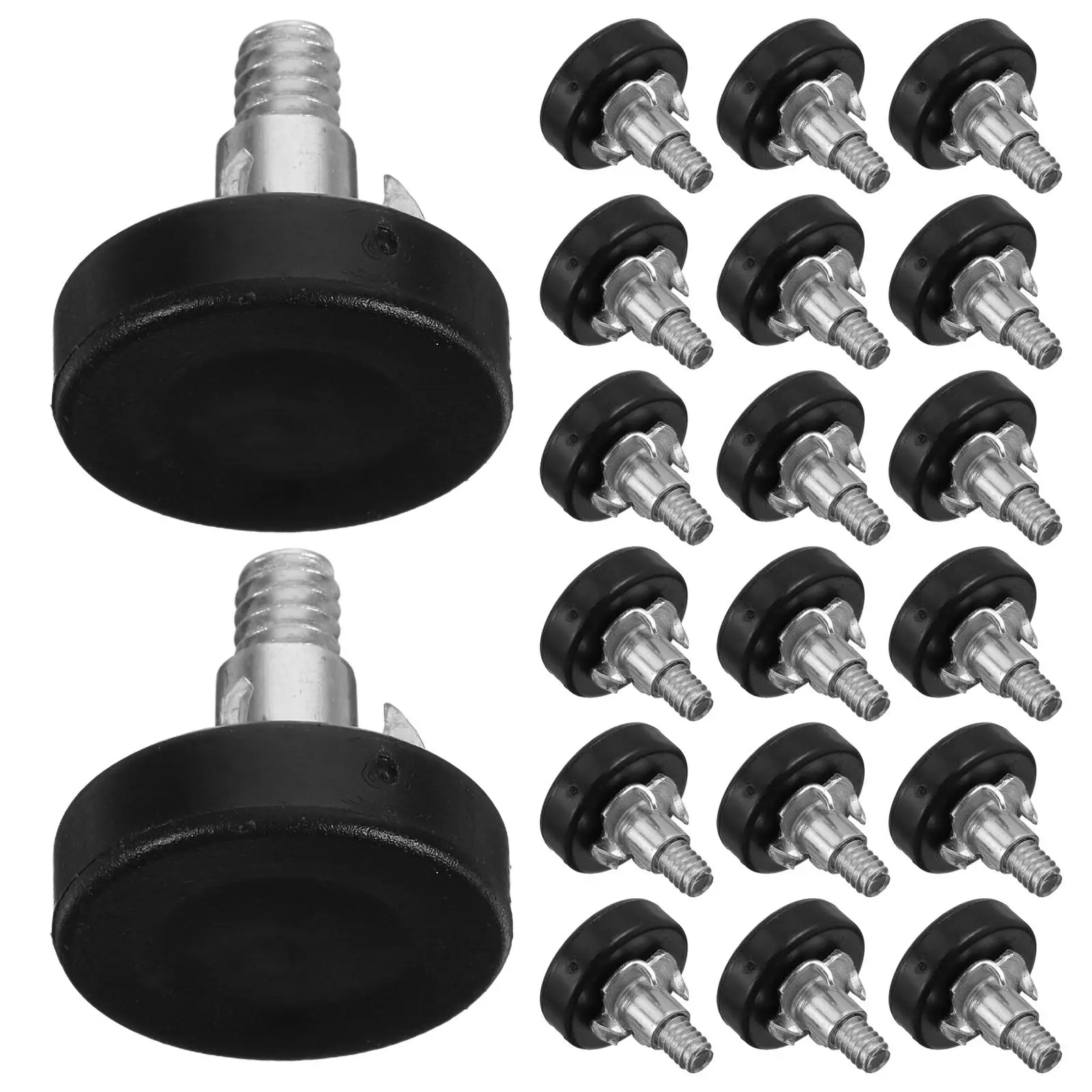 Heavy Duty Adjustable Table Feet Metal Leveling Foot Pads Threaded Screw in Furniture Leg Extenders for Desk Chair Cabinet
